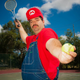 Illustration for article titled Sexy Marios a-Back, Ready To Play Some Sexy Tennis